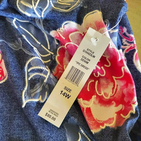 Plus Size Sleeveless Maxi Dress - Size 14W - Picture 4 of 6